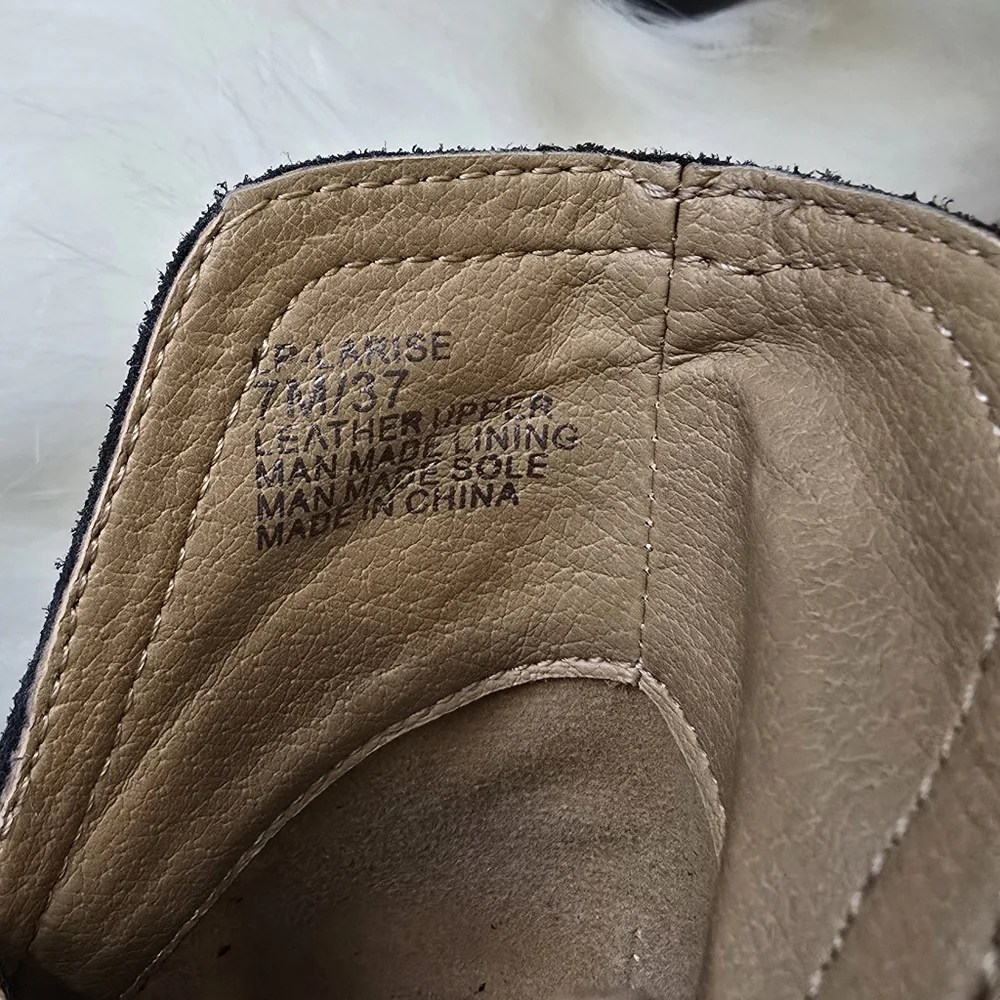 Lucky Brand Larise Bootie Open Toe Women's 7 Black - Picture 6 of 7